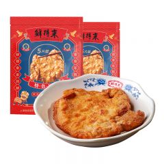 鲜得来排骨400g*2袋10片新鲜炸猪排老字号特产速冻半成品年糕大排 400g*2