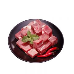 朝一集鲜 安格斯原切牛肉粒500g（谷饲150天）/袋