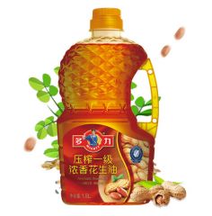 多力压榨一级浓香花生油1.8L 食用油小包装油 1.8L