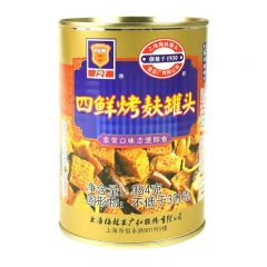 上海梅林四鲜烤麸罐头354g*6罐 即食速食罐头