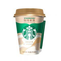 味全星巴克冷杯咖啡拿铁250ml