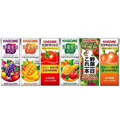 可果美 野菜生活 果蔬汁6口味组合装 200ml * 12瓶（野菜、胡萝卜、番茄、芒果、橙、葡萄）